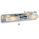 208-10254  LED Bathroom 2 Light Wall Light Polished Chrome