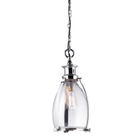 734-10535 Santini LED Small Pendant Ceiling Light Nickel