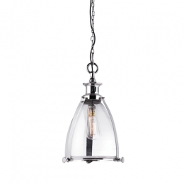 734-10536 Santini LED Large Pendant Ceiling Light Nickel 