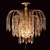 340-10599  LED 1 Light Crystal Chandelier Gold Plated