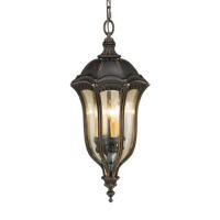 184-10655 Battista LED Outdoor Duo Mount Pendant Lantern Walnut