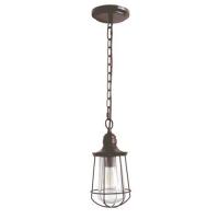 188-10687 Marchelli LED Outdoor Small Pendant Lantern Western Bronze