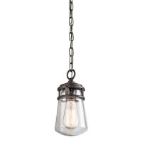 190-10694 Lucio LED Outdoor Period Small Pendant Lantern Architectural Bronze