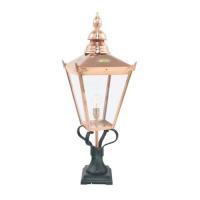 182-10719 Chirico LED Outdoor Pedestal Lantern Copper