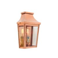 182-10721 Chirico LED Outdoor Half Wall Lantern Copper