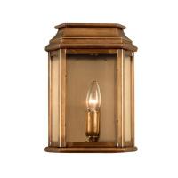 180-10751 Sammartino LED Outdoor Period Half Wall Lantern Aged Brass