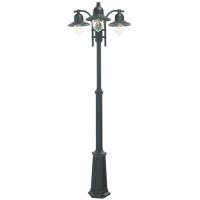 182-10801 Cometti LED Outdoor Lamp Post Black