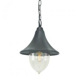 182-10819 Fioretti LED Outdoor Pendant Lantern Black 