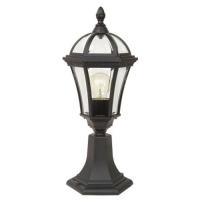 180-10840 Leggio LED Outdoor Period Pedestal Lantern Black