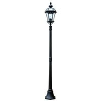 180-10841 Leggio LED Outdoor Period Post Lamp Black