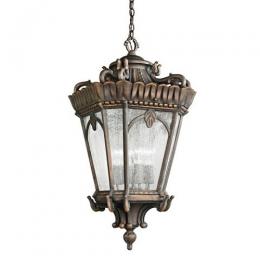 190-10872 Tonetto LED Outdoor Period Extra Large Pendant Lantern Bronze Patina 