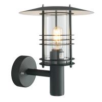 182-10908 Strada LED Small outdoor Wall Lantern Black