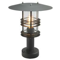 182-10909 Strada LED Outdoor Pedestal Lantern Black