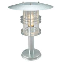 182-10921 Strada LED Outdoor Large Pedestal Lantern Galvanised