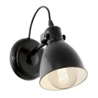 162-10954  LED Wall Light Black