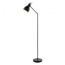 162-10957  LED Reading Floor Lamp Black 