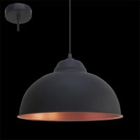 162-10984  LED 1 Light Pendant Ceiling Light Black Copper