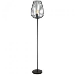 162-10997  LED Cage Floor Lamp Black 