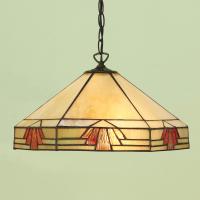 363-11100 Nardone LED Tiffany 1 Light Medium Pendant Ceiling Light