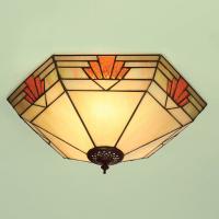 363-11103 Nardone LED Tiffany 2 Light Large Flush Ceiling Light