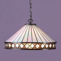 363-11108 Ferroni LED Tiffany 1 Light Large Pendant Ceiling Light