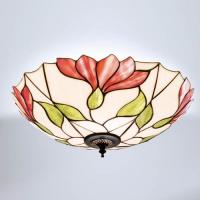 364-11214 Buratti LED Tiffany 2 Light Large Flush Ceiling Light