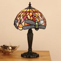 360-11221  LED Flame Dragonfly Tiffany 1 Light Intermediate Table Lamp