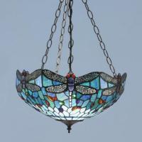 363-11231 Bonelli LED Tiffany 3 Light Medium Inverted Pendant Ceiling Light