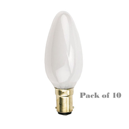 Lamps 121  25wt SBC Opal 35mm Candle 