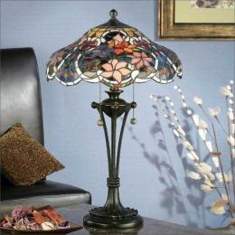 363-11260 Soprani LED Tiffany 2 Light Medium Table Lamp 