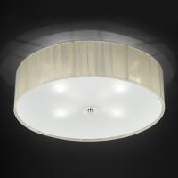 211-11285 Donati LED Small Flush Ceiling Light Satin Nickel