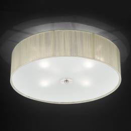 211-11285 Donati LED Small Flush Ceiling Light Satin Nickel 