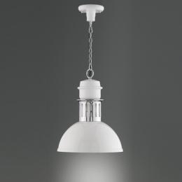 211-11297 Savelli LED 1 Light Pendant Ceiling Light White 