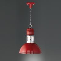 211-11298 Savelli LED 1 Light Pendant Ceiling Light Red