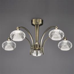 212-11304 Ranelli LED 5 Light Ceiling Light Bronze 