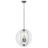 186-11340 Soleri LED Medium Pendant Ceiling Light Polished Chrome