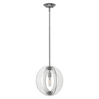 186-11341 Soleri LED Small Pendant Ceiling Light Polished Chrome