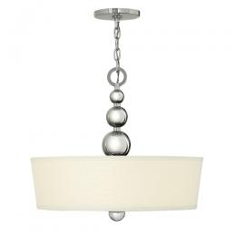 186-11350 Ziani LED Pendant Ceiling Light Polished Nickel 