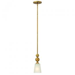 186-11358 Ziani LED Pendant Ceiling Light Vintage Brass 