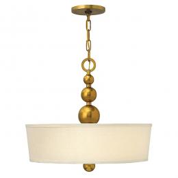 186-11359 Ziani LED Pendant Ceiling Light Vintage Brass 