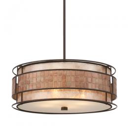 188-11390 Larini LED Large Pendant Ceiling Light Renaissance Copper 