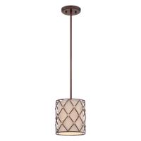 188-11410 Brucato LED 1 Light Small Pendant Ceiling Light Copper Canyon