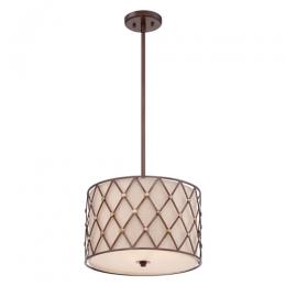 188-11411 Brucato LED Medium Pendant Ceiling Light Copper Canyon 