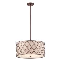 188-11412 Brucato LED Large Pendant Ceiling Light Copper Canyon