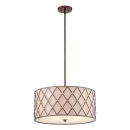 188-11412 Brucato LED Large Pendant Ceiling Light Copper Canyon 