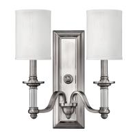 186-11422 Sunseri LED 2 Light Wall Light Brushed Nickel