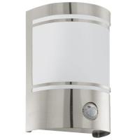 163-11597  LED Outdoor PIR Wall Light Stainless Steel