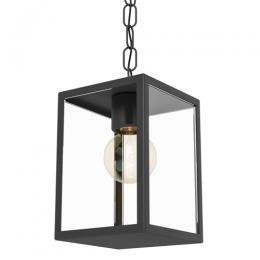 LED Outdoor Soffit Pendant Ceiling Light Black 