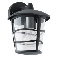 163-11651  LED Outdoor Wall Light Black