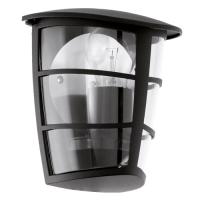 163-11652  LED Outdoor Wall Light Black